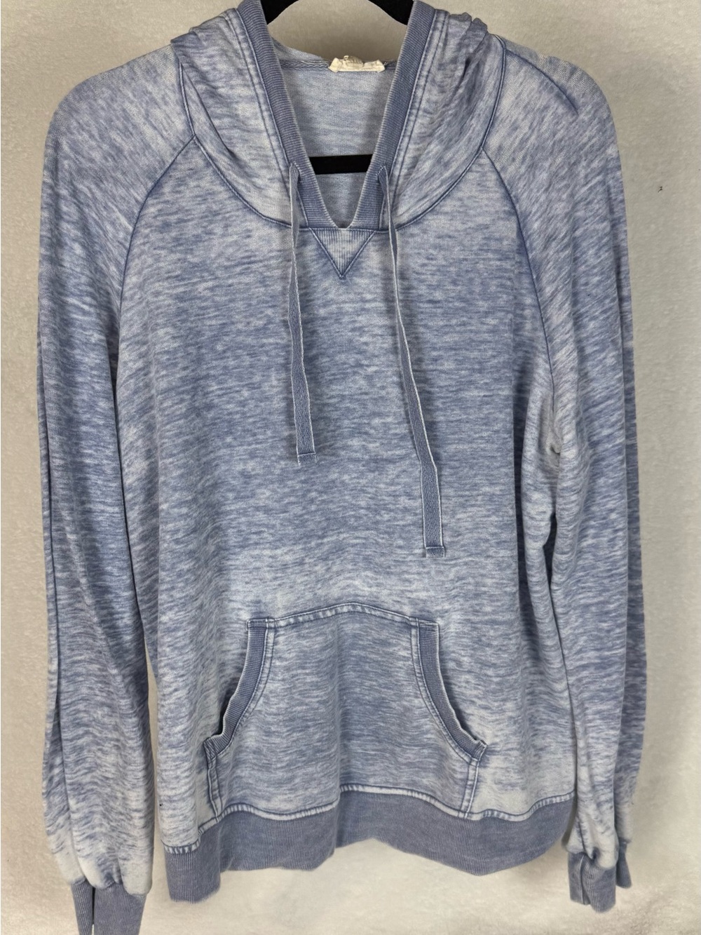 Jane & Delancey Marled Crewneck Hoodie Sweatshirt -lightweight - Size Large